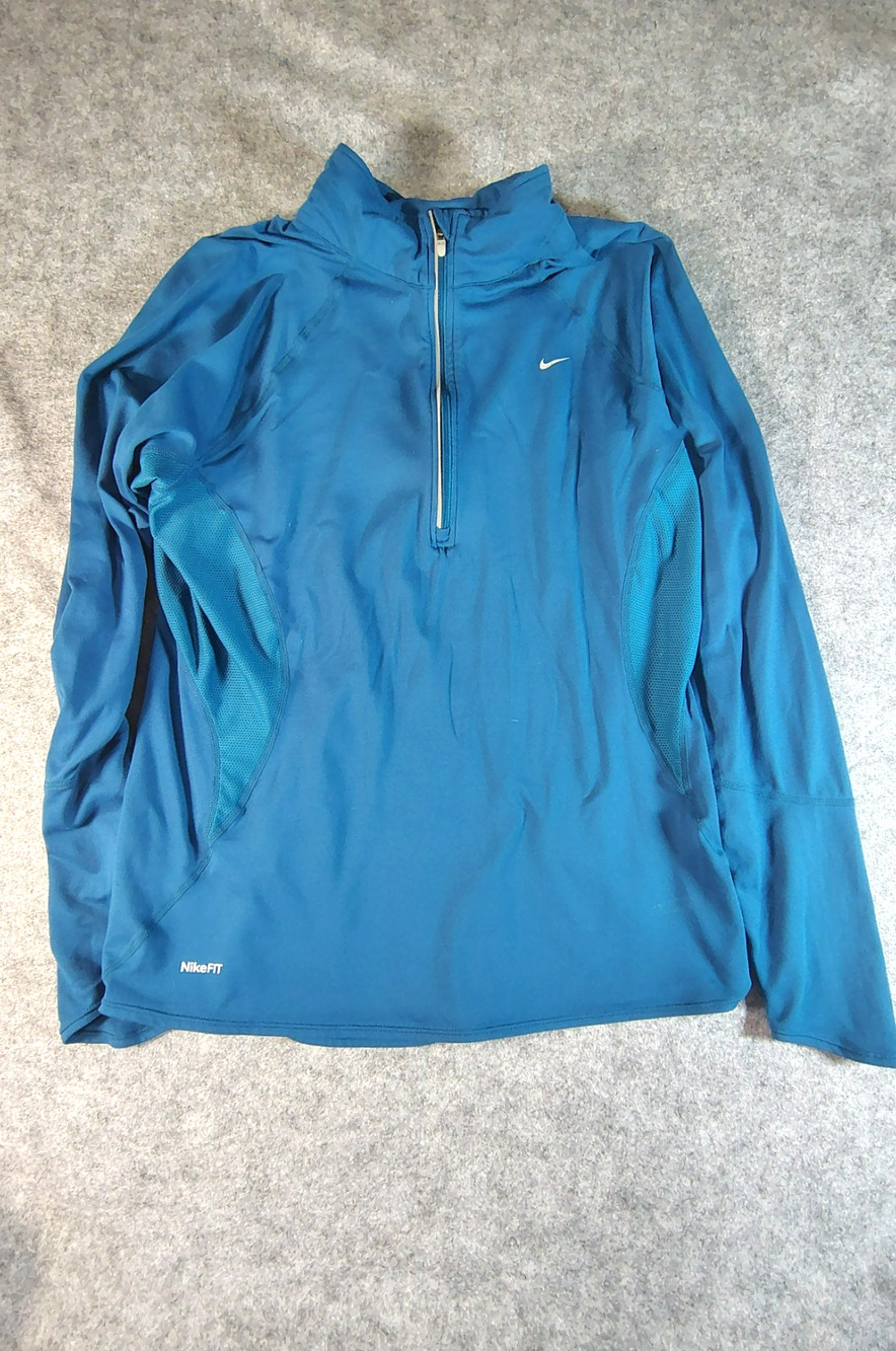 Nike Half-zip Women's Athletic Pullover Size L Gym Workout